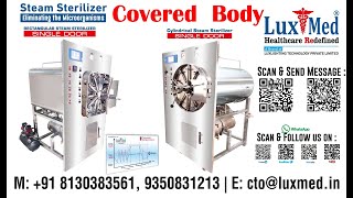 LuxMed®  Steam Sterilizer , CSSD Steam Sterilizer, Rectangular Steam Sterilizer , Autoclave.