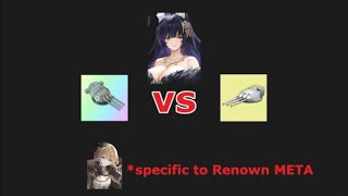 [Azur Lane] Which Gun Should You Use On Musashi vs Renown META?