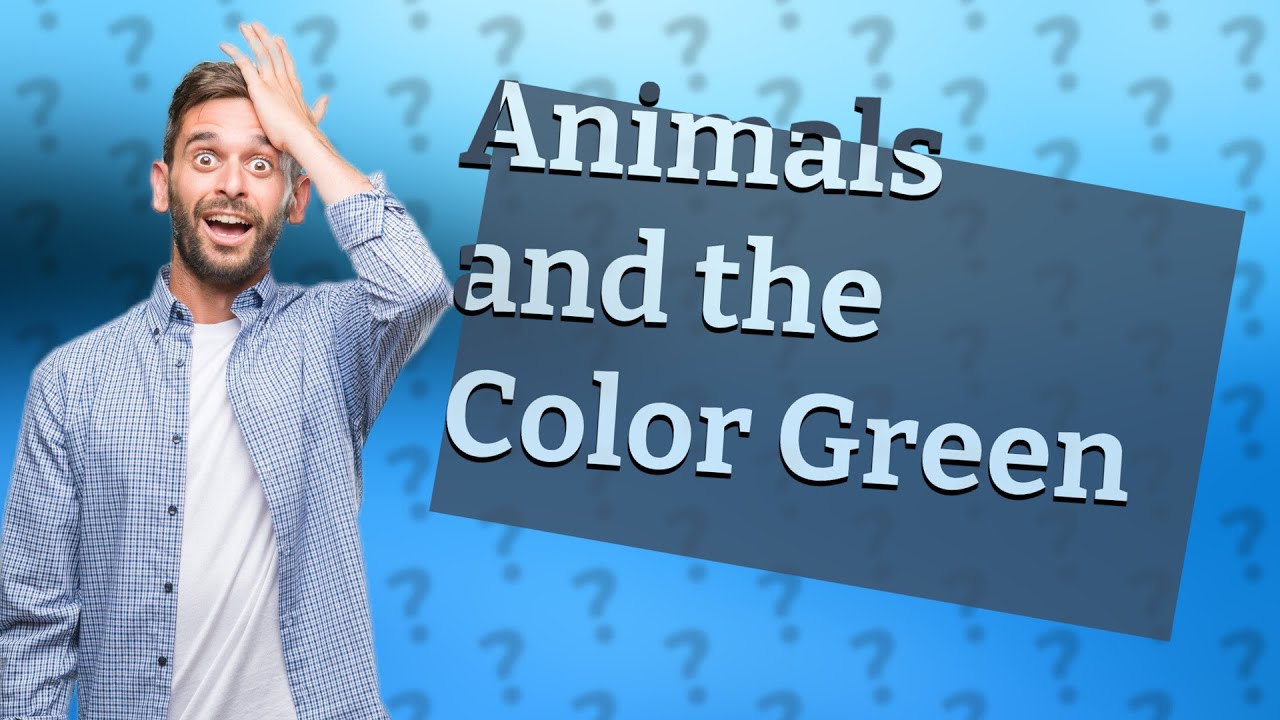 Can animals see the color green? YouTube