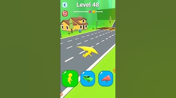 🔥Shape - Shifting & Transform The Character 👀 Level 47  #shapeshifting #gameplay #shorts