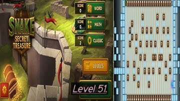 Snake Secret Treasure Iceland Level 51. Walkthrough Gameplay 
