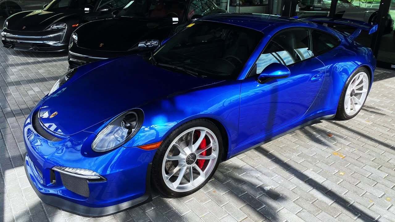 Very Rare Sapphire Blue 2016 Porsche 911 GT3 | Presentation | Certified ...