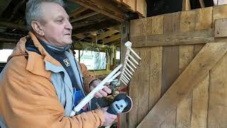 Making a Wooden Rake. Деревянные грабли.С днем учителя.