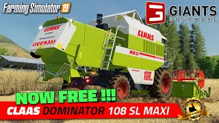 FS19 | [FREE DLC] CLAAS DOMINATOR 108 SL MAXI - review