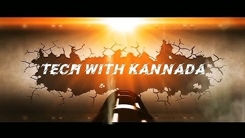 Free intro - Machine gun Shooting intro Video Editing using Kinemaster app in Kannada