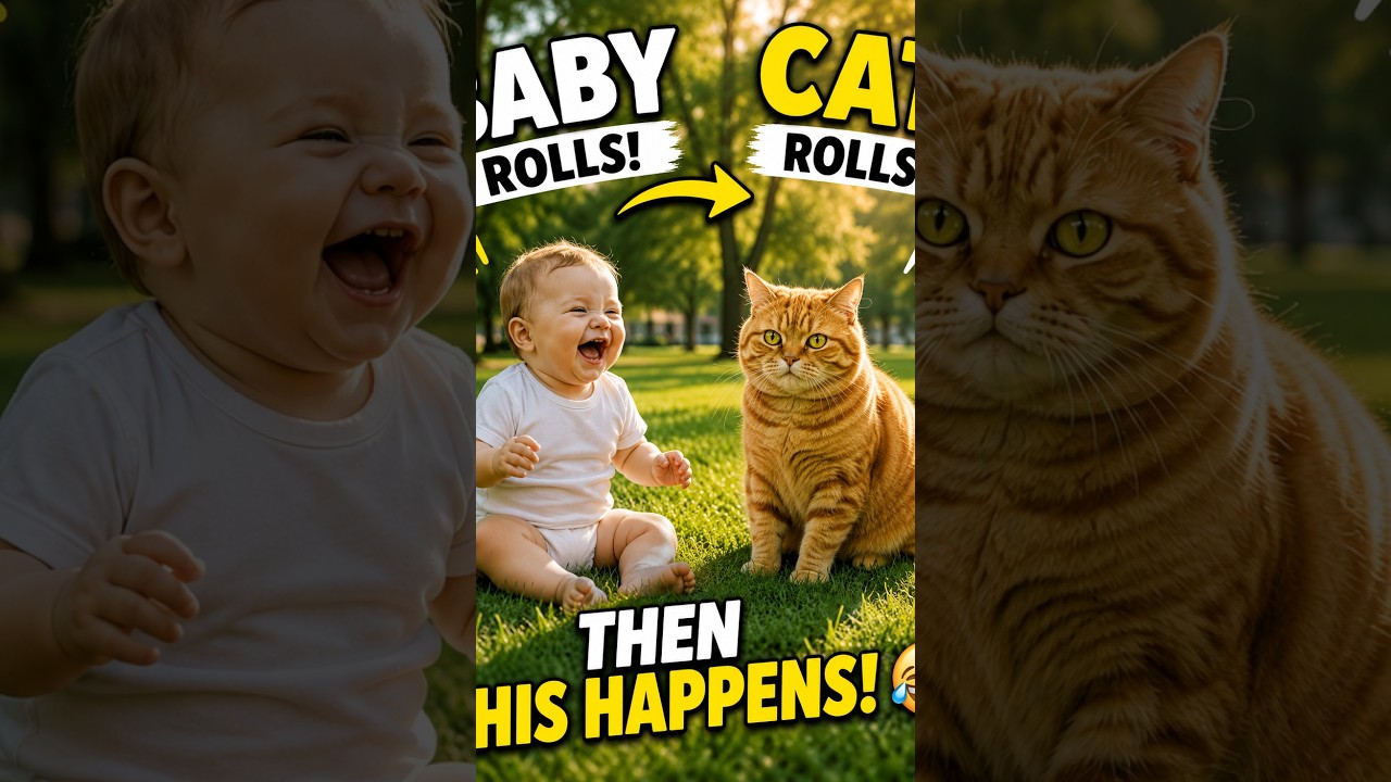 The Cat Made the Baby Laugh  🐱