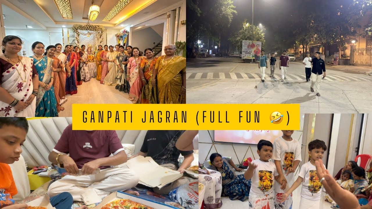 Ganpati Jagran | Satya Narayan Pooja | Day 50 | Dhruv Madhavi 
