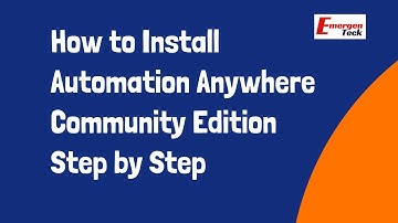 2- How to Install Automation Anywhere Step by Step | Automation Anywhere tutorial | EmergenTeck
