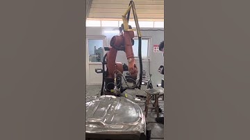 KUKA Cladding used in car module fixing #kukarobotics #kuka #cladding #cadcam #sprutcamrobot #robot