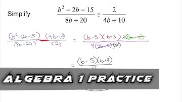 Algebra 1 Practice - Dividing Rational Expressions (Example 3)