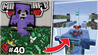 I Built a Dangerous EMERALD FARM In Minecraft Hardcore screenshot 4