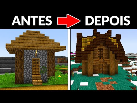 TRANSFORMEI UMA VILA EM UMA VILA VIKING NO MINECRAFT