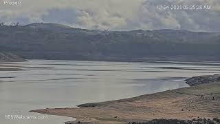 Lake Nacimiento East View Timelapse Water Level Rise Dec 2021