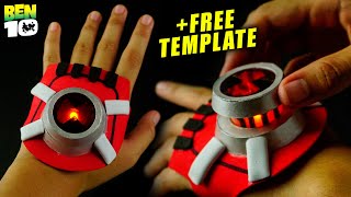 DIY Albedo Omnitrix | How To Make BEN 10 Omniverse Ultimatrix Omnitrix Albedo Version +Free Template screenshot 2