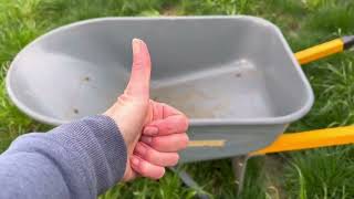 True Temper R6STSP25 Never Flat Tire Steel Wheelbarrow Review