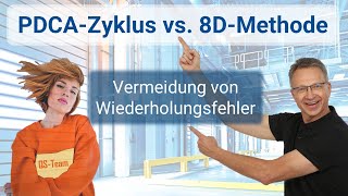Celebrity PDCA-Zyklus und 8D-Methode einfach erklärt ✅ PDCA nach Deming vs. 8D-Regelkreis nach Ford #Qualität Profile