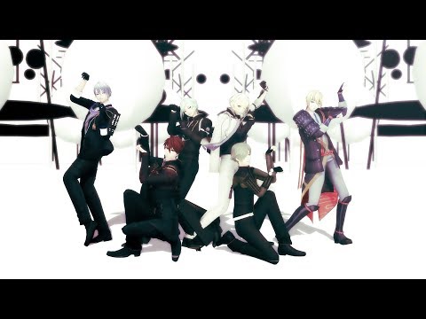【MMD刀剣乱舞】エンヴィキャットウォーク【鶯.大.髭.膝.姥】