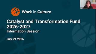 CAT Fund 2026-2027 Information Session (July 29, 2026)