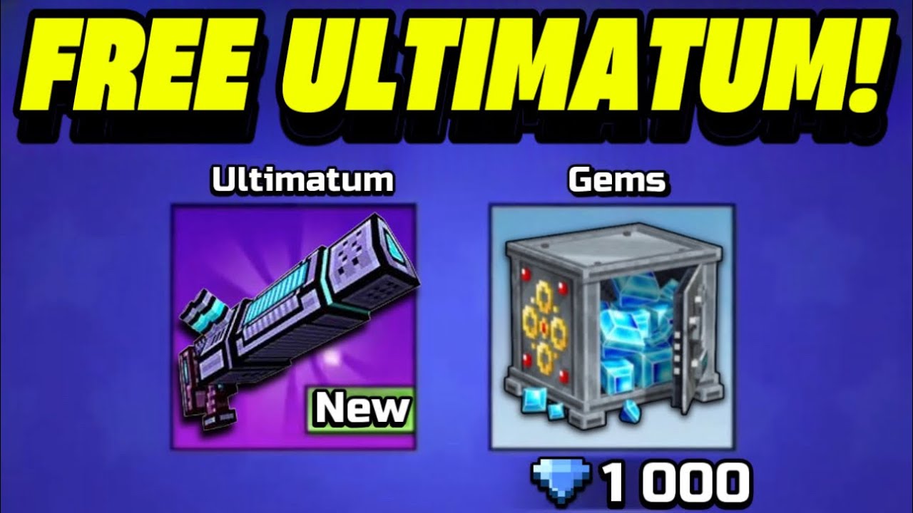 How To Get Ultimatum For FREE! - Pixel Gun 3D - YouTube