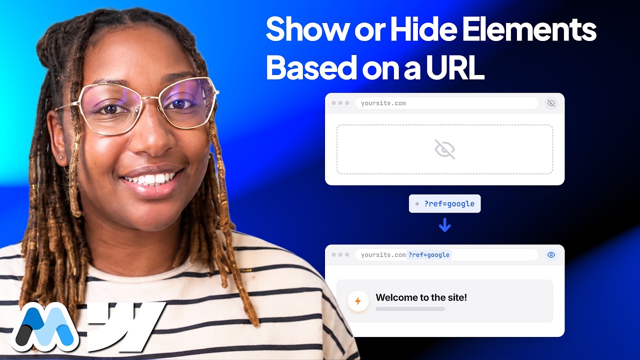 #236 - Show or Hide Elements Based on a URL Parameter tutorial