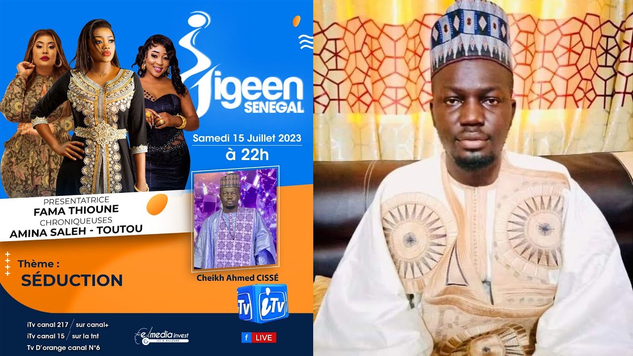 🛑 JIGEEN SÉNÉGAL AVEC FAMA THIOUNE - INVITÉ : CHEIKH AHMED CISSE
