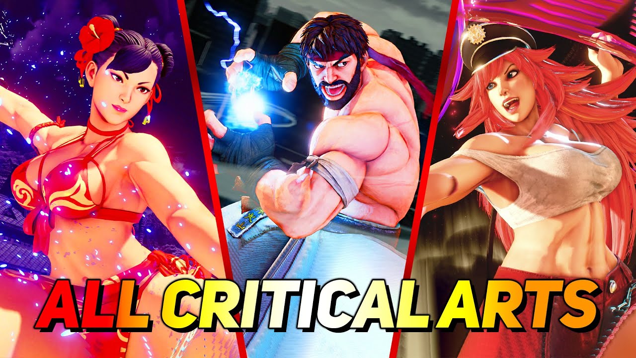 Street Fighter 5 Champion Edition - All Critical Arts 