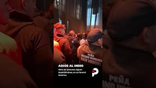 ⭕️ NOW | During a historic funeral, thousands of fans continue to gather to say goodbye to El Indio