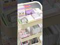  asmr  immersive stickers storage trolley organizing  shorts sticker