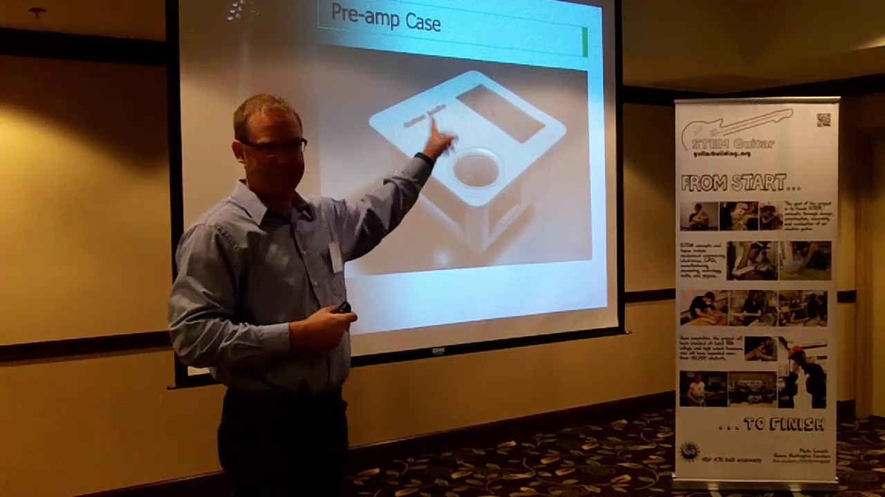 2016 GBI Summit - STEM guitar building in capstone college-level CAD course