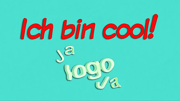 Ich bin cool