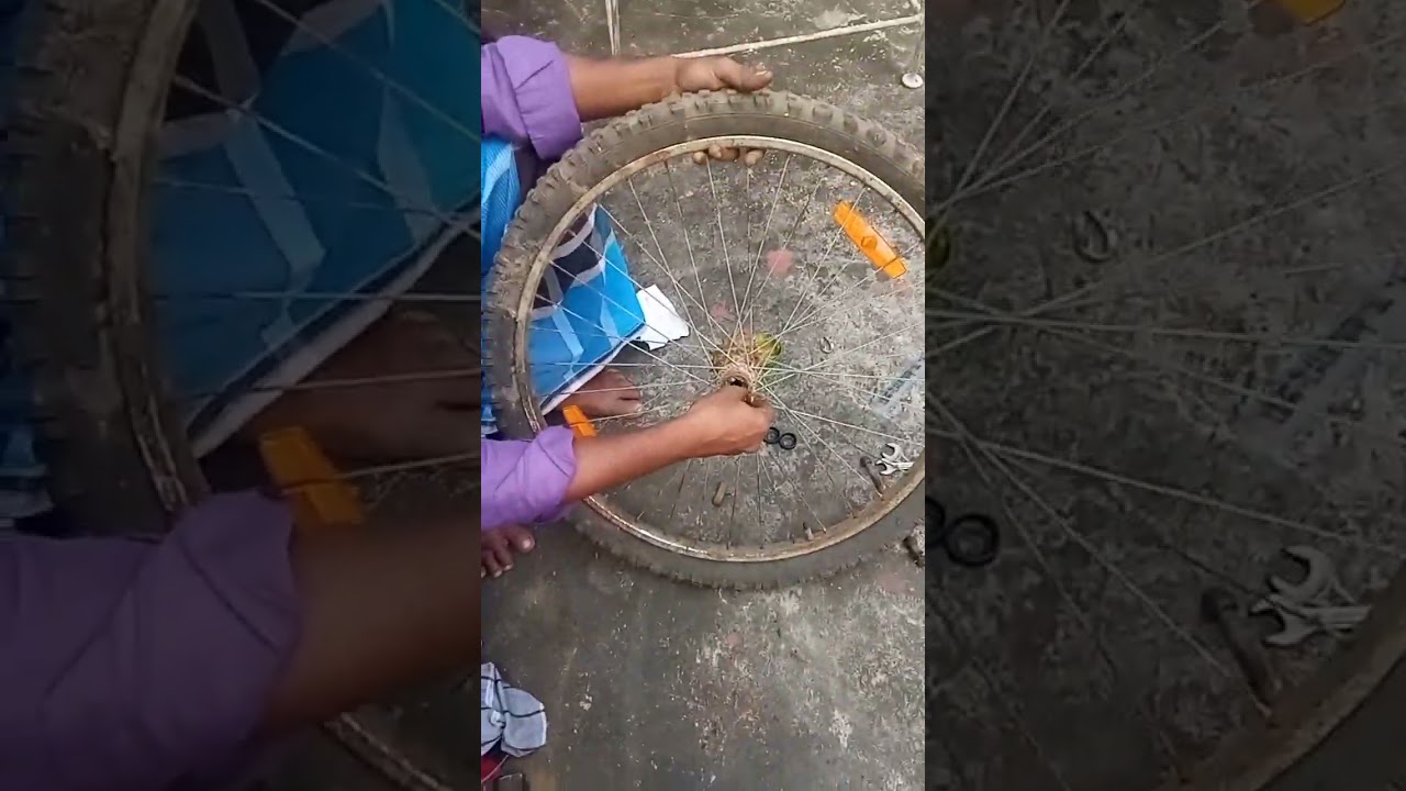 Bycycle wheel balls replace#cycle wheel balls fitting video# tamil#rafi