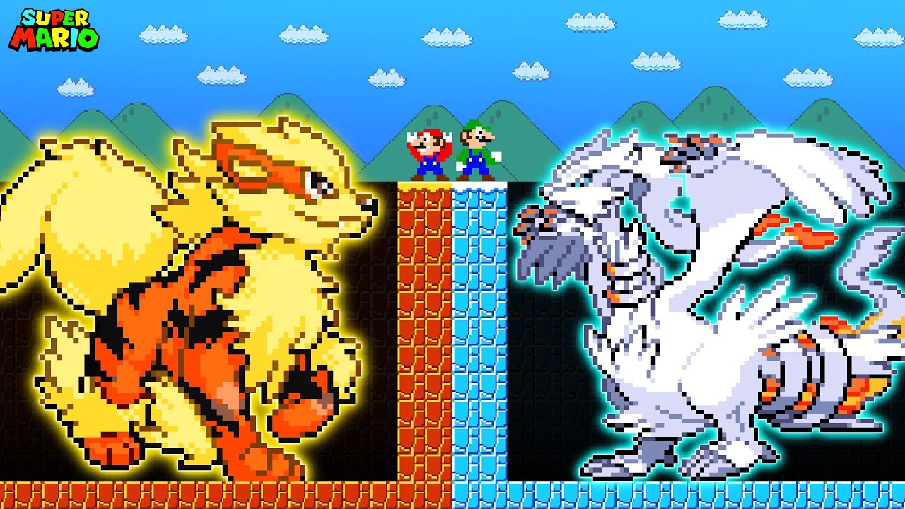 Super Mario Bros., Can Mario and Luigi Escape FIRE and ICE Pokemon?