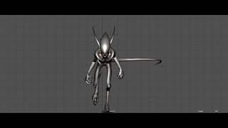 xenomorph walk cycle f 22