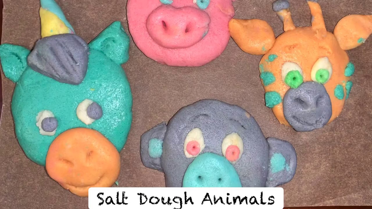 Salt Dough Animals - YouTube