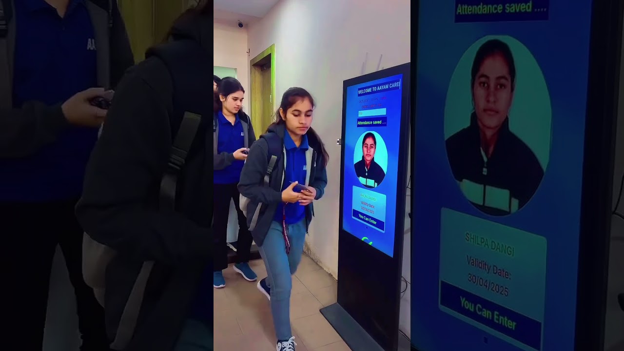 Identity card Scan for Attendance