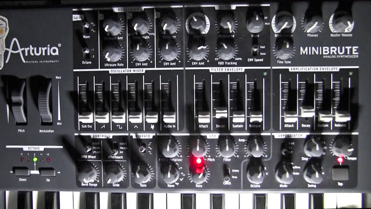 書籍連動】MiniBruteでパーカッション作成 | 21世紀のアナログ