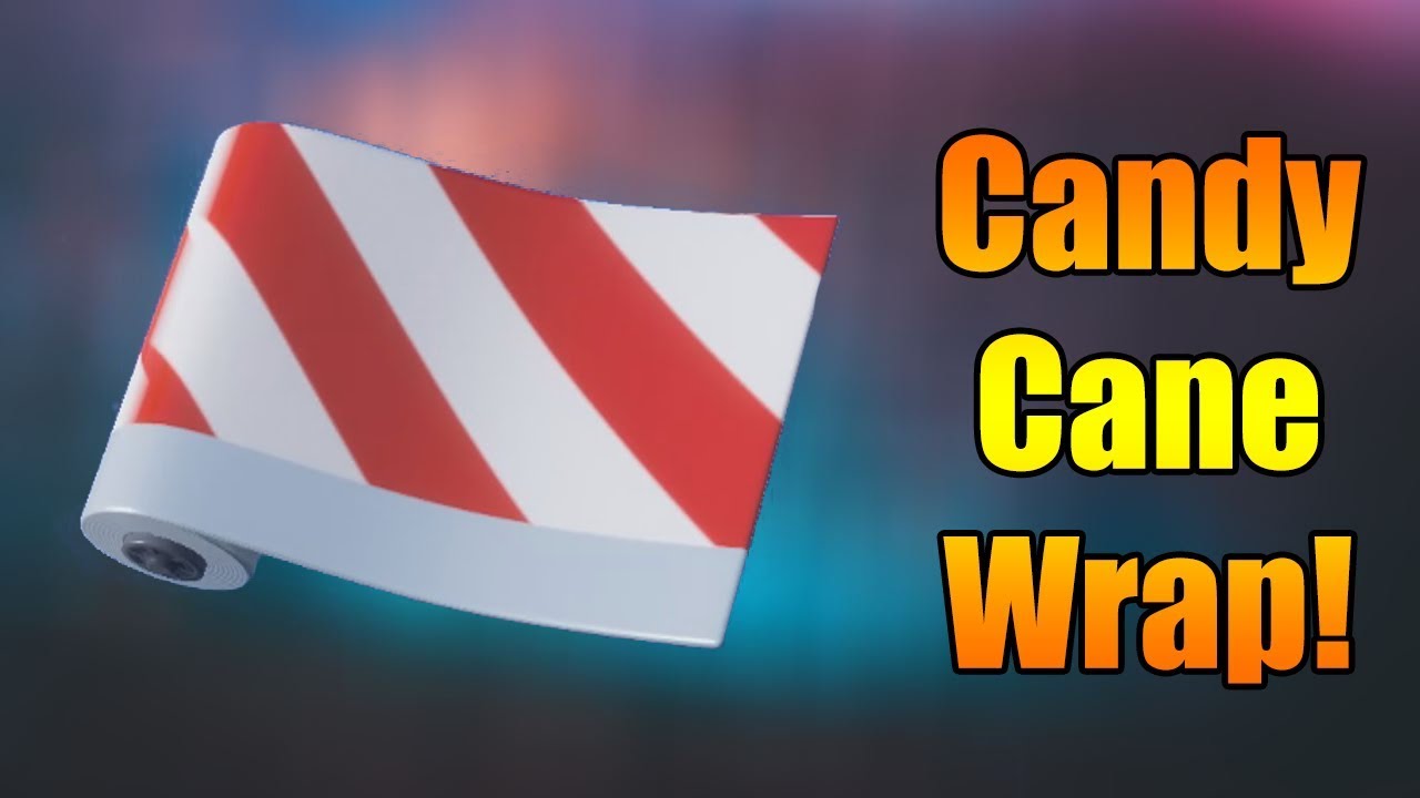 Fortnite Cosmetic Showcase Candy Cane Wrap! New, Awesome! YouTube