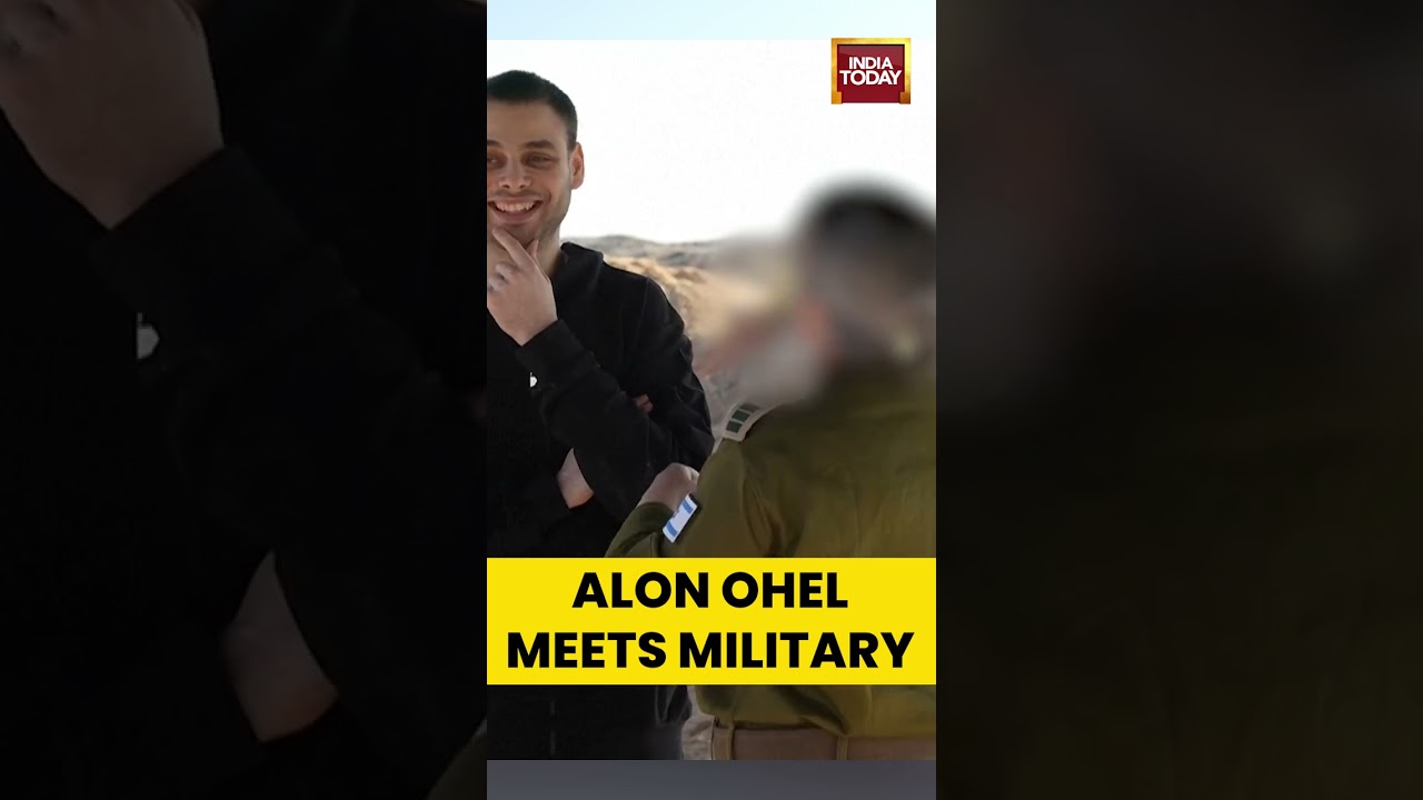 Freed Hostage Alon Ohel Meets Israeli Military