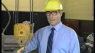 Indoor Cranes: Safe Lifting Operation 1990's VHS Tape Safety Training Video