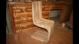 Необычный деревянный стул, часть 3