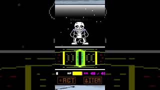 Undertale: Snowdin Encounter Sans Fight Phase 2!! - Real.  #Undertale #Sans