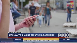 Dating apps sharing sensitive information