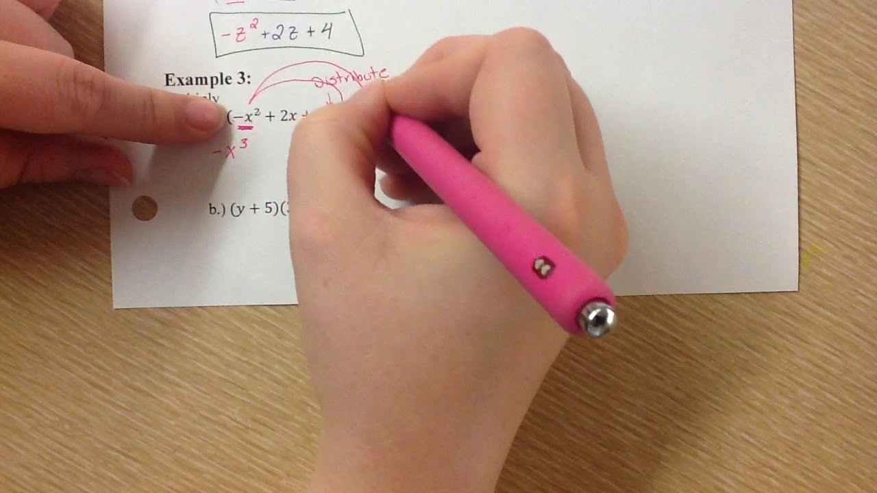 Alg 2 4.2 Function Operations: Polynomials - YouTube