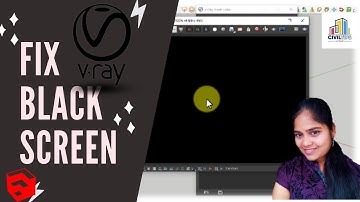 (தமிழ்) How to solve Vray Black screen problem in sketchup with 3 simple method
