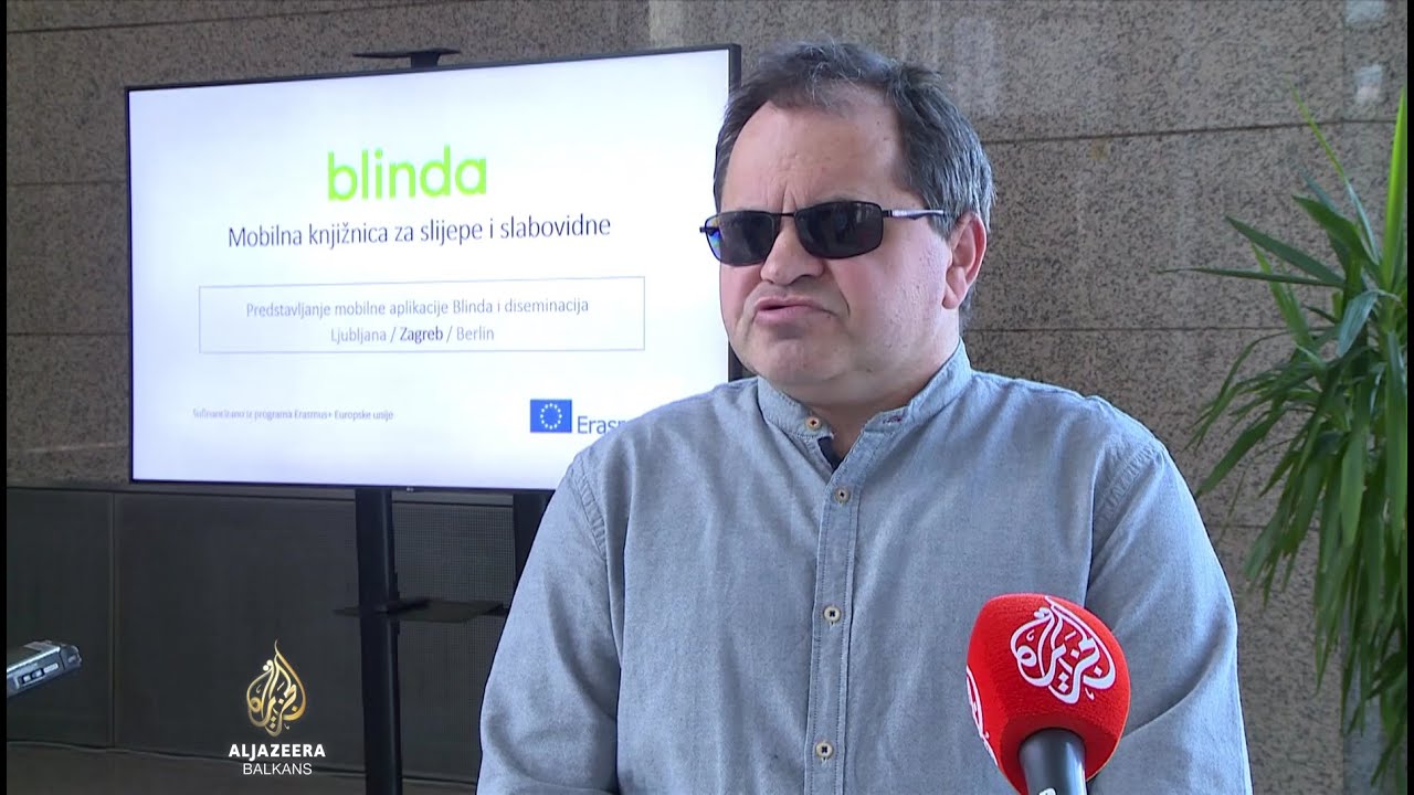مشروع مكتبة متنقلة للمكفوفين وضعاف البصر، عُرض في زغرب