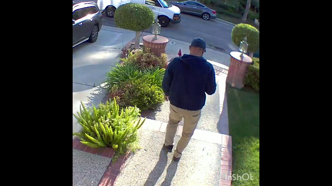 Ontrac delivery driver tossing package