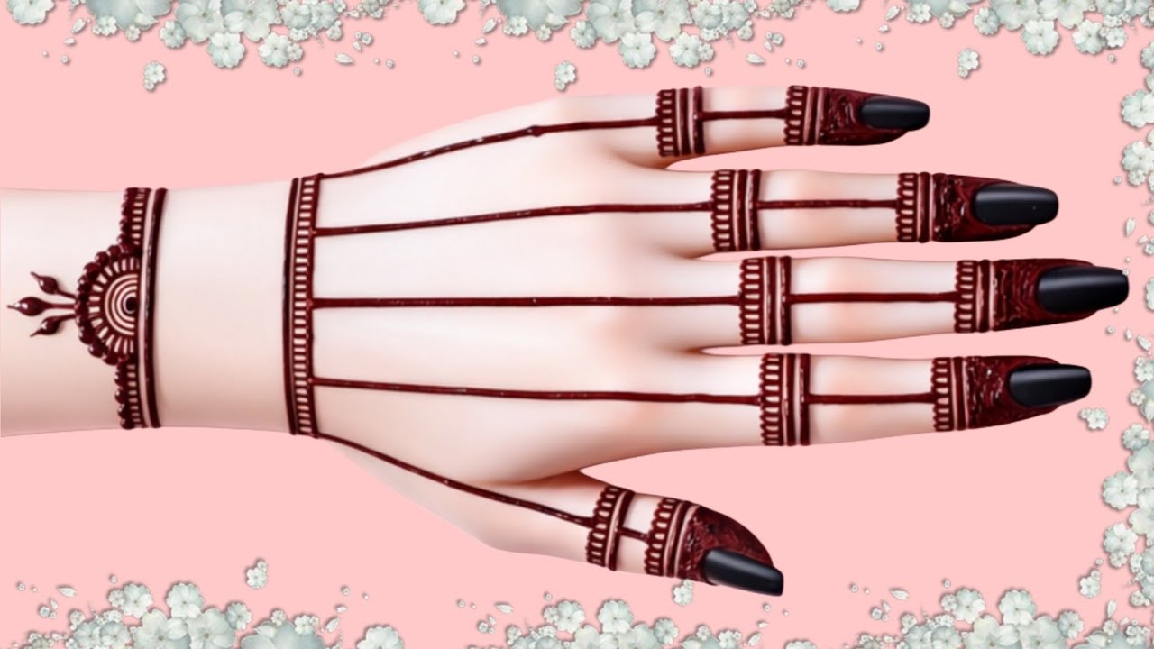 Very Easy Beautiful Mehandi Design / Simple Mehndi Designs / Eid Mehndi Designs / 