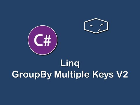 linq groupby multiple keys v2 in c#