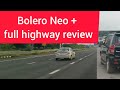 Bolero Neo plus Non stop 300 km Ride with full load #bolero neo plus performance and milage video