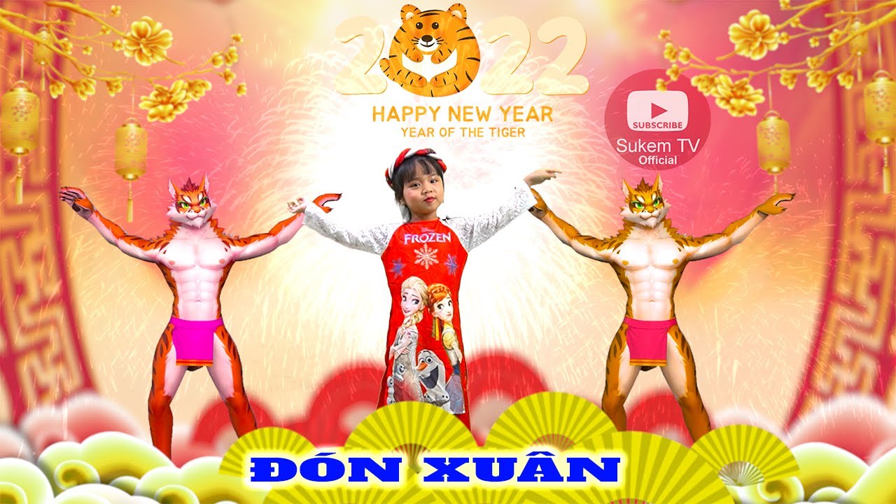 DANCE ĐÓN XUÂN 💃 Dance with Tigers 💃 SukemTV Official